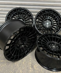 Alternative view of Ford Ranger 20” Alloy wheels Spartan SW5 Gloss Black Alloy wheels 6x139 Hilux