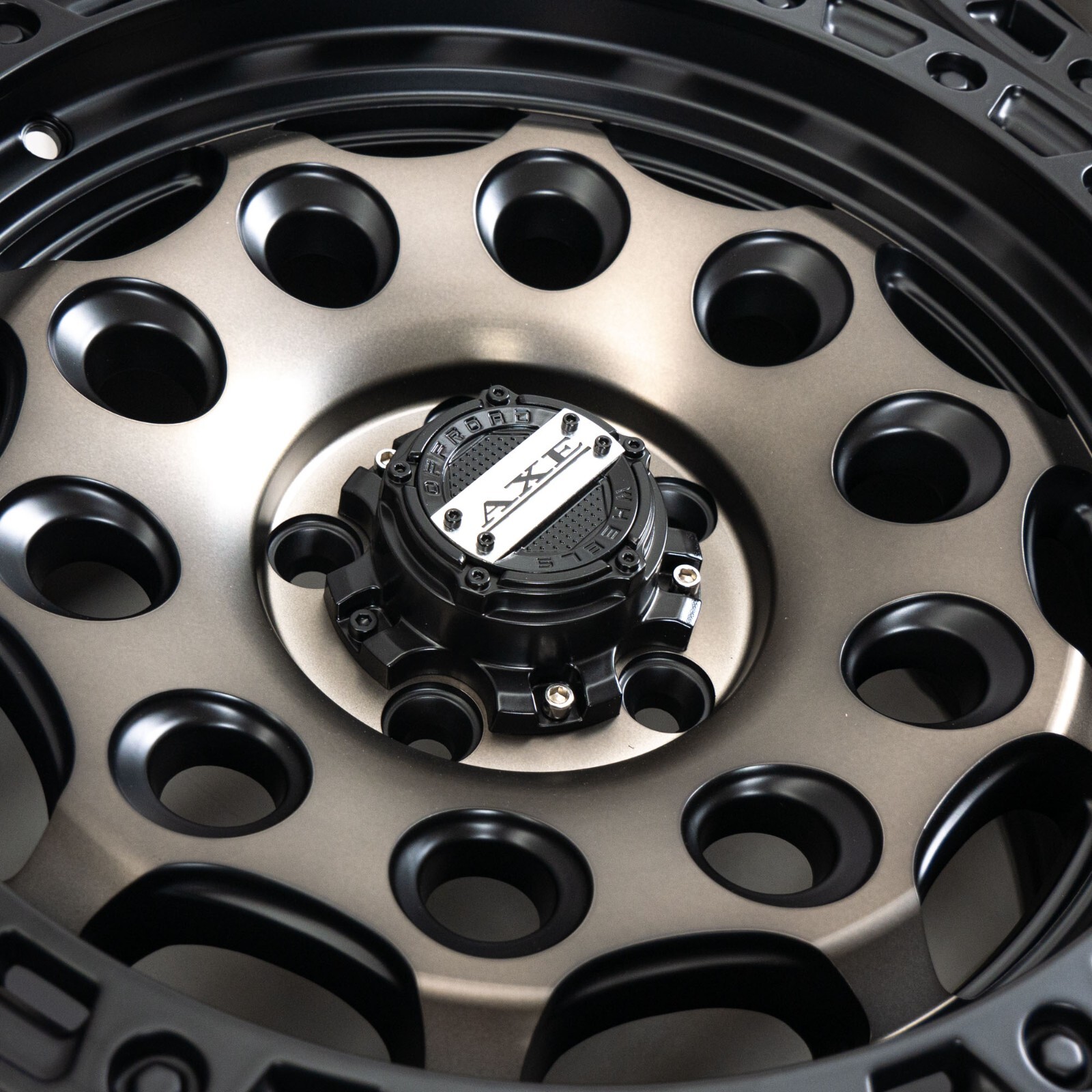 VW Transporter T5 T6 17” Alloy wheels Axe AT4 Satin Bronze Swamper 5x120 Amarok - Image 3