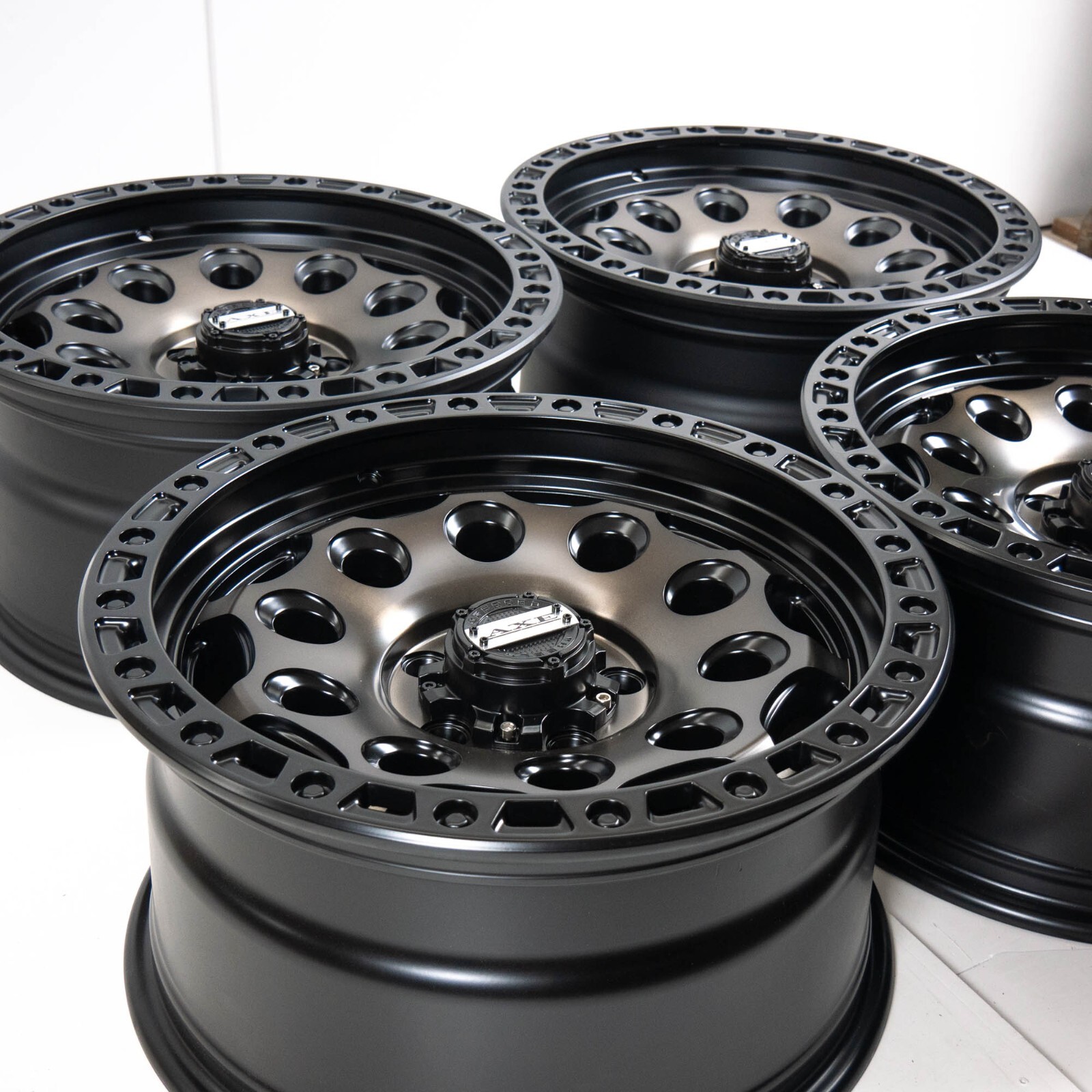 VW Transporter T5 T6 17” Alloy wheels Axe AT4 Satin Bronze Swamper 5x120 Amarok - Image 6